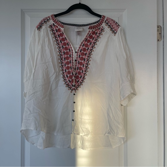 Knox Rose embroidered blouse XXL - Picture 1 of 7